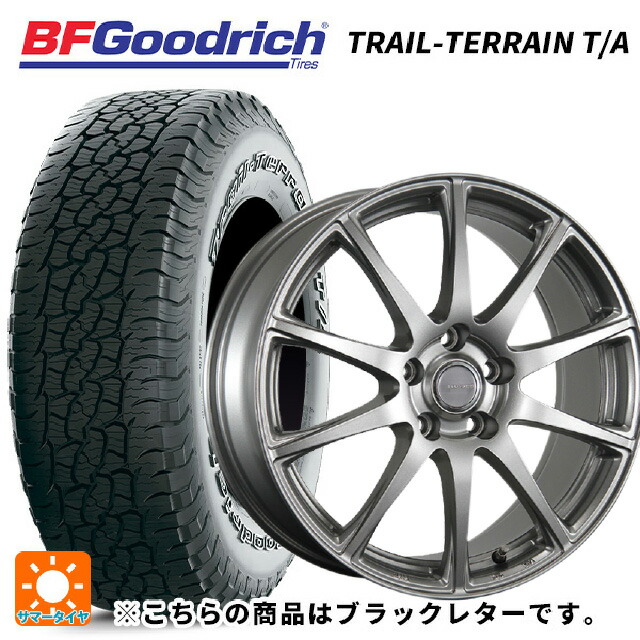 スバル クロストレック(5AA-GUE)用 225/60R17 99H BFグッドリッチ トレイルテレーン T/A ブラックレター 正規品 ブリヂストン エコフォルム SE23 GS 新品サマータイヤホイール 4本セット
