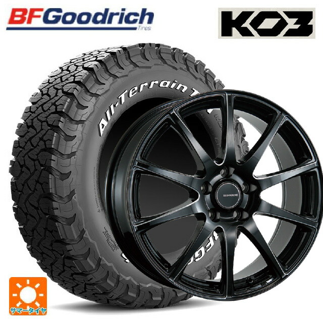 225/75R16 115/112S BFグッドリッチ オールテレーン TA KO3 ホワイトレター 正規品 ブリヂストン エコフォルム CRS23 B/MN 16-6.5J 国産車用 サマータイヤホイール4本セット