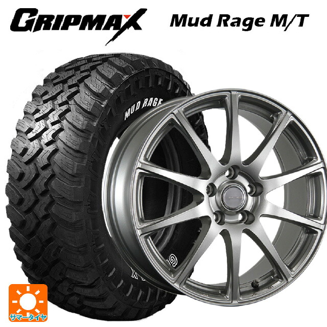 トヨタ RAV4(50系)用 2022年製 235/70R16 106Q グリップマックス マッドレイジ M/T ホワイトレター ブリヂストン エコフォルム SE23 GS 新品サマータイヤホイール 4本セット