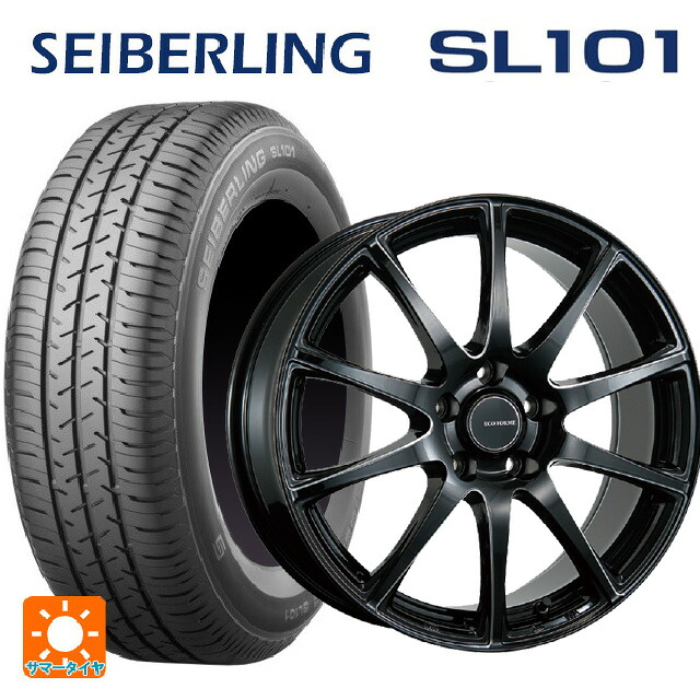 205/65R16 95S セイバーリング セイバーリング SL101(ブリヂストン工場生産) ブリヂストン エコフォルム CRS23 B/MN 16-6.5J 国産車用 サマータイヤホイール4本セット|タイヤホイール専門店コニシタイヤ