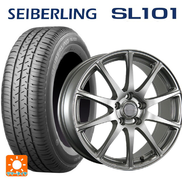 195/65R15 91S セイバーリング セイバーリング SL101(ブリヂストン工場生産) ブリヂストン エコフォルム SE23 GS 15-6J 国産車用 サマータイヤホイール4本セット|タイヤホイール専門店コニシタイヤ