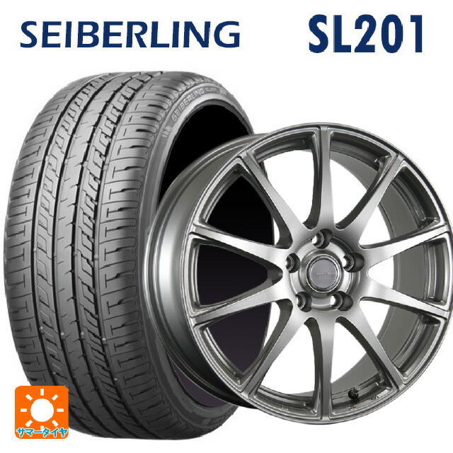 スズキ スイフトスポーツ(ZC33S)用 185/55R16 83V セイバーリング セイバーリング SL201(ブリヂストン工場生産） ブリヂストン エコフォルム SE23 GS 新品サマータイヤホイール 4本セット
