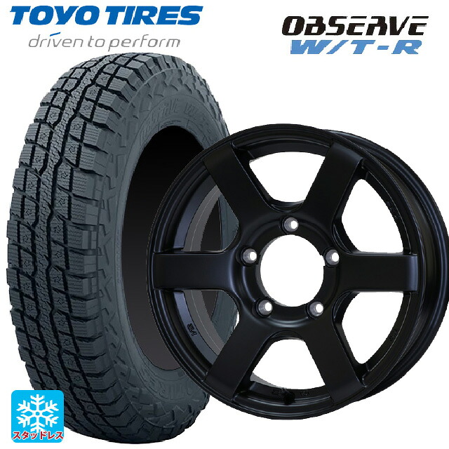 スズキ ジムニーノマド(JC74W)用 225/70R16 102/99Q トーヨー オブザーブ W/T-R ドゥオール CST ゼロワンハイパー J6 FBK 新品スタッドレスタイヤホイール 4本セット 100,290円