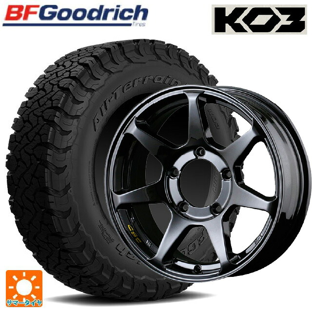 215/65R16 103/100S BFグッドリッチ オールテレーン TA KO3 ブラックレター 正規品 ドゥオール CST ゼロワンハイパー +J 鋳出しロゴ GBK 16-6J 国産車用 サマータイヤホイール4本セット|タイヤホイール専門店コニシタイヤ