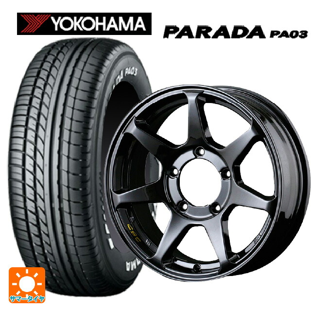 215/65R16 109/107S ヨコハマ パラダ PA03 ホワイトレター ドゥオール CST ゼロワンハイパー +J 鋳出しロゴ GBK 16-5.5J 国産車用 サマータイヤホイール4本セット