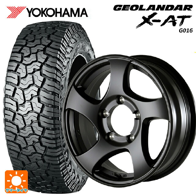 215/70R16 100/97Q ヨコハマ ジオランダー X-AT G016 ブラックレター 正規品 # ドゥオール CST ゼロワンハイパーJL FBK 16-5.5J 国産車用 サマータイヤホイール4本セット｜タイヤホイール専門店コニシタイヤ
