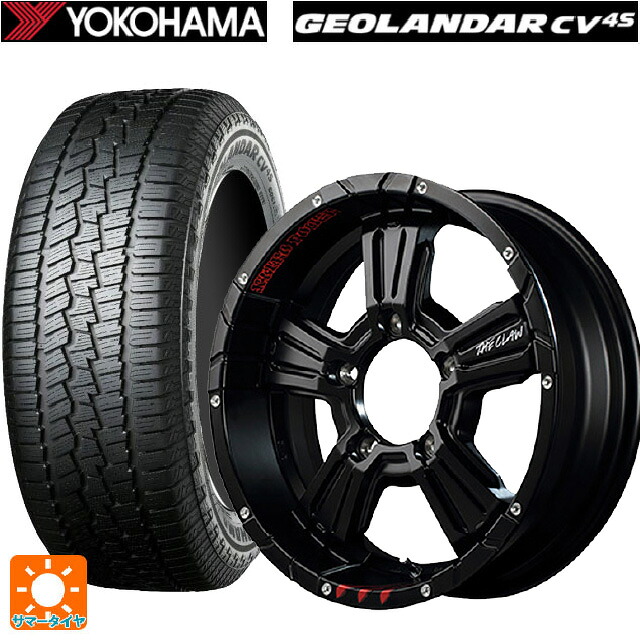 215/65R16 98H ヨコハマ ジオランダー CV G058 正規品 エムアイディー ナイトロパワー クロスクロウ グラフィティエディション セミグロスブラック＋ピアスドリルド/グラフィティ 16-6J 国産車用 サマータイヤホイール4本セット｜タイヤホイール専門店コニシタイヤ 170,110円