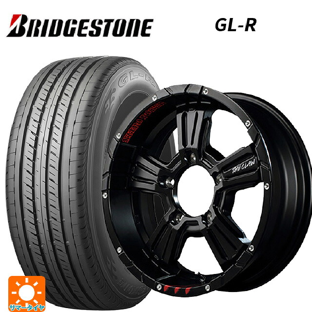 215/65R16 109/107R ブリヂストン GL-R 正規品 エムアイディー ナイトロパワー クロスクロウ グラフィティエディション セミグロスブラック＋ピアスドリルド/グラフィティ 16-6J 国産車用 サマータイヤホイール4本セット｜タイヤホイール専門店コニシタイヤ