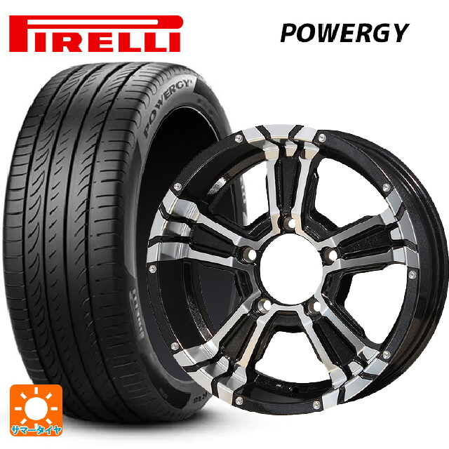 215/65R16 98H ピレリ パワジー 正規品 エムアイディー ナイトロパワー クロスクロウ ブラックメタリック＋ミラーカット 16-5.5J 国産車用 サマータイヤホイール4本セット｜タイヤホイール専門店コニシタイヤ