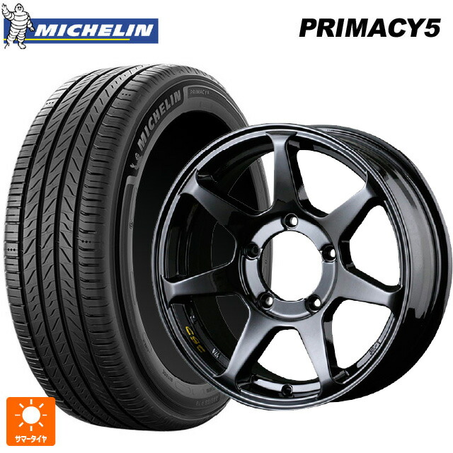 215/65R16 102V XL ミシュラン プライマシー5 正規品 ドゥオール CST ゼロワンハイパー +J 鋳出しロゴ GBK 16-6J 国産車用 サマータイヤホイール4本セット
