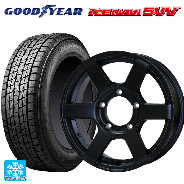 175/80R16 91Q グッドイヤー アイスナビ SUV # ドゥオール CST ゼロワンハイパー J6 FBK 16-5.5J 国産車用 スタッドレスタイヤホイール4本セット|タイヤホイール専門店コニシタイヤ