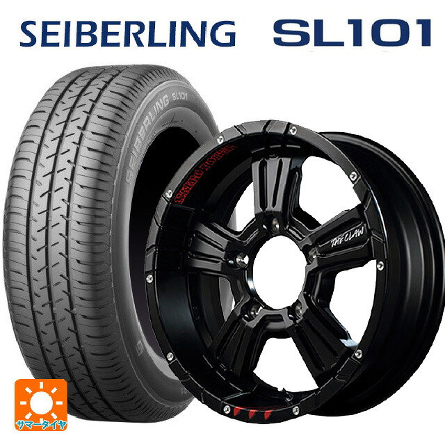 215/65R16 98S セイバーリング セイバーリング SL101(ブリヂストン工場生産） エムアイディー ナイトロパワー クロスクロウ グラフィティエディション セミグロスブラック＋ピアスドリルド/グラフィティ 16-6J 国産車用 サマータイヤホイール4本セット