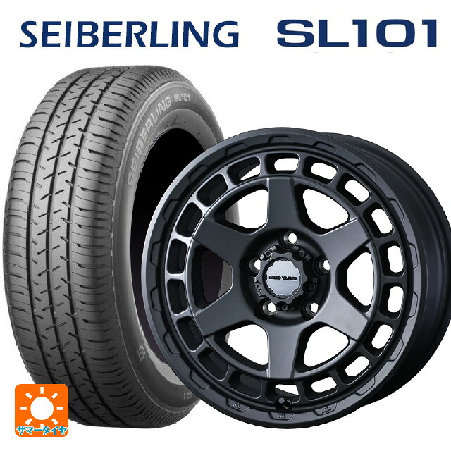 215/65R16 98S セイバーリング セイバーリング SL101(ブリヂストン工場生産） ウェッズ マッドヴァンス X タイプS フルマットブラック 16-5.5J 国産車用 サマータイヤホイール4本セット