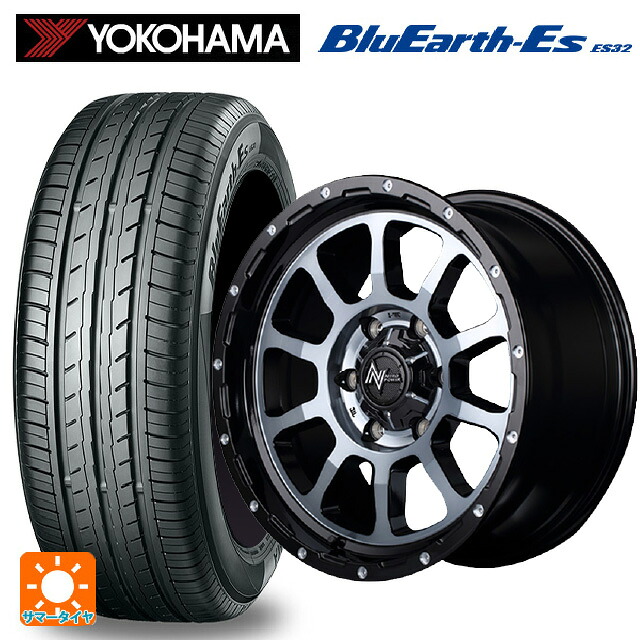 215/65R16 98H ヨコハマ ブルーアースEs ES32 エムアイディー ナイトロパワー M10パーシング ブラック／ＤＣ＋マシニング／ブラッククリア 16-6J 国産車用 サマータイヤホイール4本セット 90,750円