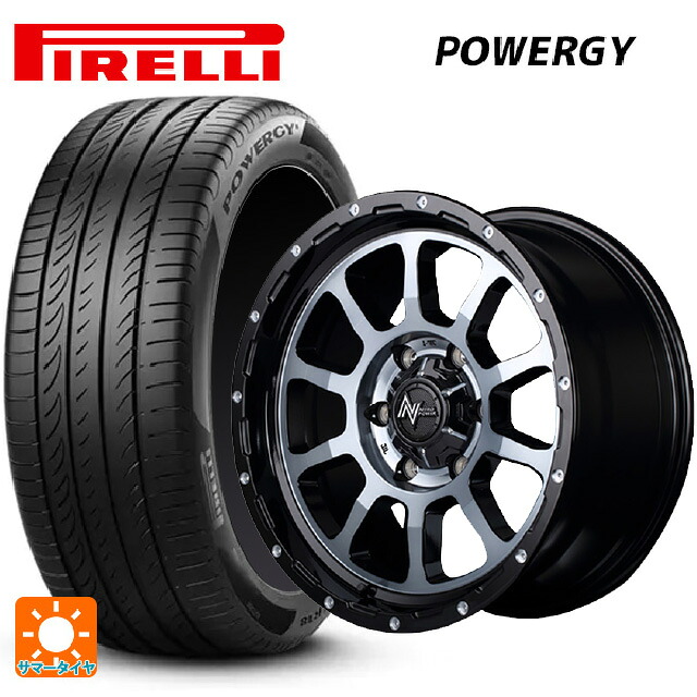 215/65R16 98H ピレリ パワジー 正規品 エムアイディー ナイトロパワー M10パーシング ブラック／ＤＣ＋マシニング／ブラッククリア 16-6J 国産車用 サマータイヤホイール4本セット 90,519円