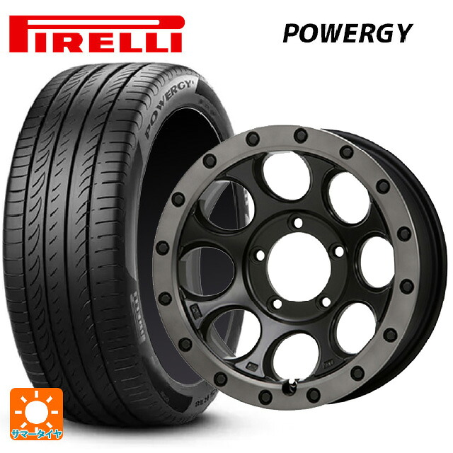 215/65R16 98H ピレリ パワジー 正規品 エムエルジェイ エクストリームJ XJ03 Flat Black Smoke 16-5.5J 国産車用 サマータイヤホイール4本セット|タイヤホイール専門店コニシタイヤ