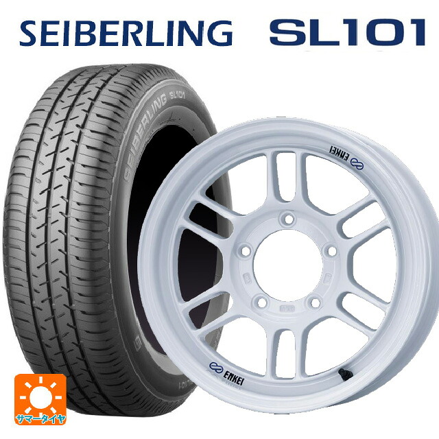 215/65R16 98S セイバーリング セイバーリング SL101(ブリヂストン工場生産） エンケイ オールロード RPT1 ホワイト 16-5.5J 国産車用 サマータイヤホイール4本セット｜タイヤホイール専門店コニシタイヤ