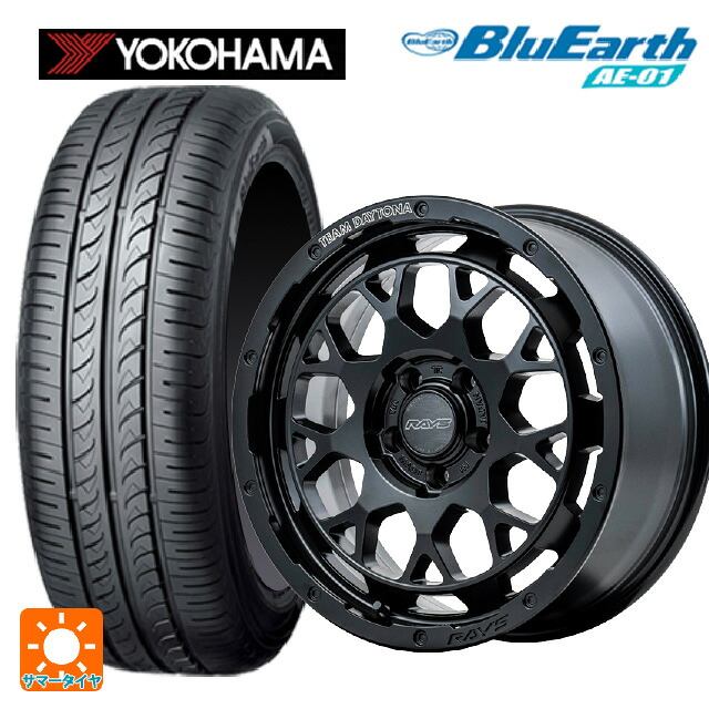 175/60R16 82H ヨコハマ ブルーアース AE01 レイズ チームデイトナ M9+ # BOJ 16-7J 国産車用 サマータイヤホイール4本セット|タイヤホイール専門店コニシタイヤ