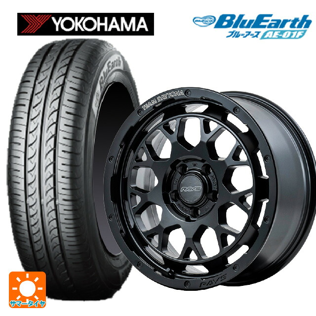 トヨタ カローラ スポーツ(210系)用 205/55R16 91V ヨコハマ ブルーアース AE01F レイズ チームデイトナ M9+ BOJ 新品サマータイヤホイール 4本セット｜タイヤホイール専門店コニシタイヤ