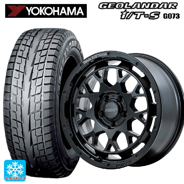 215/65R16 98Q ヨコハマ ジオランダー ITS G073 正規品 レイズ チームデイトナ M9+ # BOJ 16-5.5J 国産車用 スタッドレスタイヤホイール4本セット｜タイヤホイール専門店コニシタイヤ