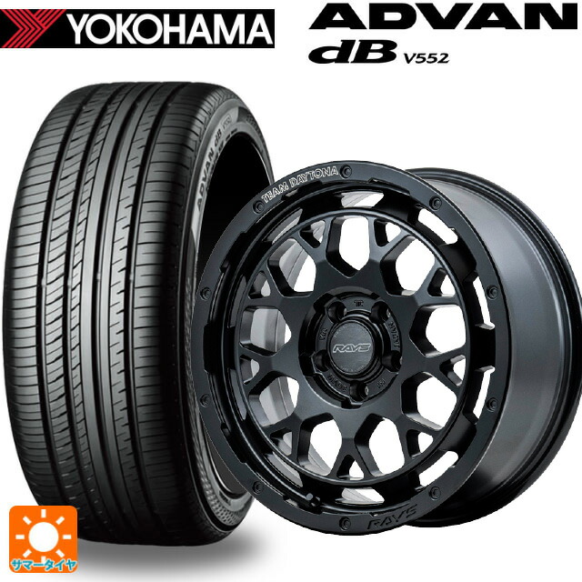トヨタ bZ4X(11/15系)用 235/60R18 107W XL ヨコハマ アドバンデシベル V552 for SUV 正規品 レイズ チームデイトナ M9+ BOJ 新品サマータイヤホイール 4本セット