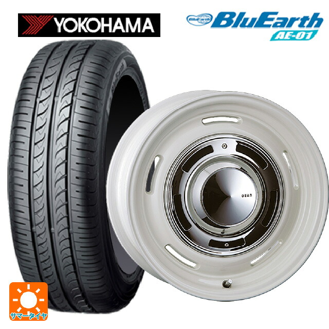 165/65R15 81S ヨコハマ ブルーアース AE01 クリムソン ディーン クロスカントリー マーガレットホワイト 15-4.5J 国産車用 サマータイヤホイール4本セット|タイヤホイール専門店コニシタイヤ