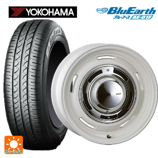175/65R14 82S ヨコハマ ブルーアース AE01F クリムソン ディーン クロスカントリー マーガレットホワイト 14-5J 国産車用 サマータイヤホイール4本セット|タイヤホイール専門店コニシタイヤ
