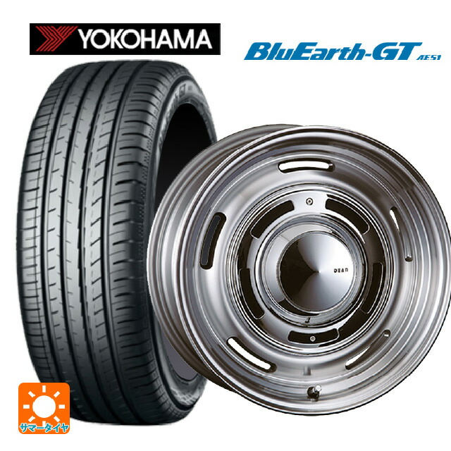 185/60R16 86H ヨコハマ ブルーアースGT AE51 クリムソン ディーン クロスカントリー バーニッシュグレー 16-6J 国産車用 サマータイヤホイール4本セット|タイヤホイール専門店コニシタイヤ