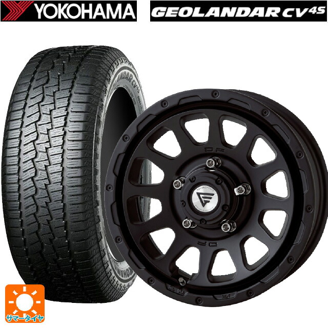 スズキ ジムニーシエラ(74系)用 225/70R16 103H ヨコハマ ジオランダー CV G058 正規品 エクシズルライン デルタフォース オーバル # マットブラック 新品サマータイヤホイール 5本セット｜タイヤホイール専門店コニシタイヤ 139,315円