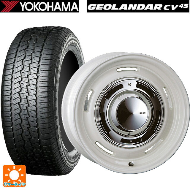 トヨタ bZ4X(11/15系)用 235/60R18 107V XL ヨコハマ ジオランダー CV G058 正規品 クリムソン ディーン クロスカントリー マーガレットホワイト 新品サマータイヤホイール 4本セット