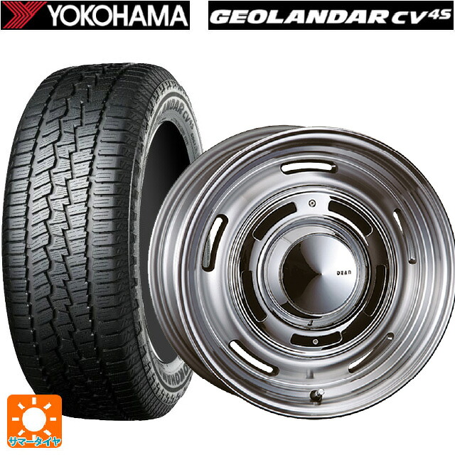ジープ コンパス(M624)用 225/60R17 99V ヨコハマ ジオランダー CV G058 正規品 クリムソン ディーン クロスカントリー バーニッシュグレー 新品サマータイヤホイール 4本セット｜タイヤホイール専門店コニシタイヤ