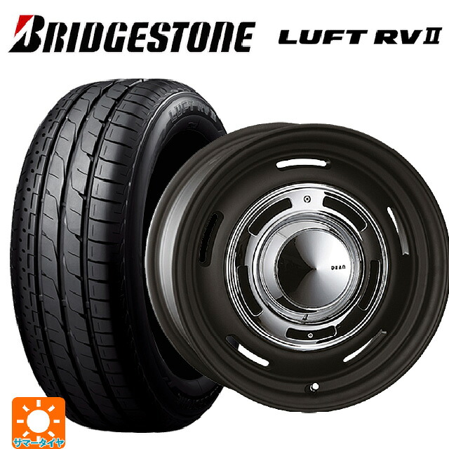 ホンダ ZR-V(RZ4)用 2026年製 215/55R17 94V ブリヂストン ルフトRV2(日本製) 正規品 # クリムソン ディーン クロスカントリー マットブラック 新品サマータイヤホイール 4本セット