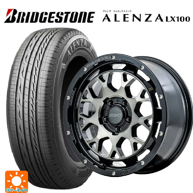 トヨタ RAV4(60系)用 235/60R18 103H ブリヂストン アレンザLX100 正規品 # レイズ チームデイトナ M9+ BEL 新品サマータイヤホイール 4本セット