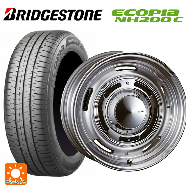 185/55R16 83V ブリヂストン エコピア NH200C 正規品 クリムソン ディーン クロスカントリー バーニッシュグレー 16-6J 国産車用 サマータイヤホイール4本セット|タイヤホイール専門店コニシタイヤ