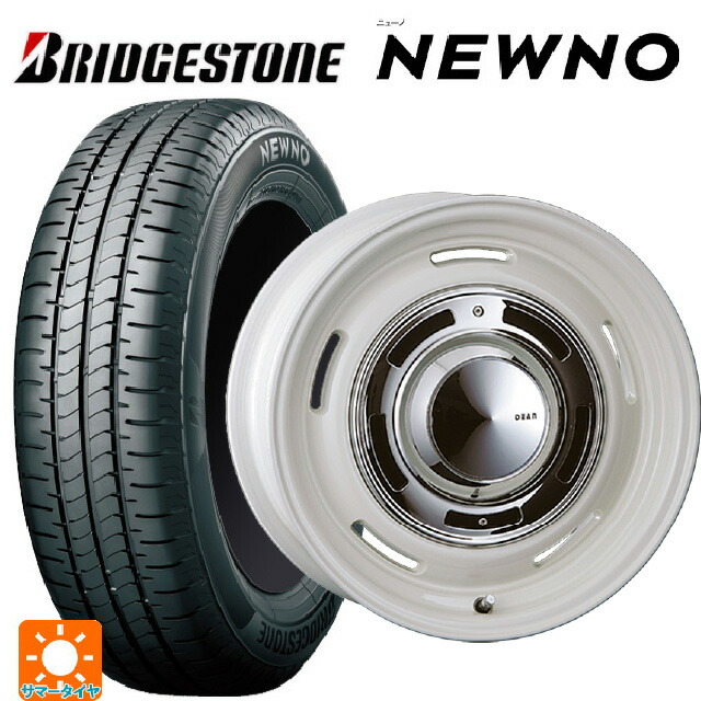 215/45R18 93W XL ブリヂストン ニューノ 正規品 # クリムソン ディーン クロスカントリー マーガレットホワイト 18-8J 国産車用 サマータイヤホイール4本セット