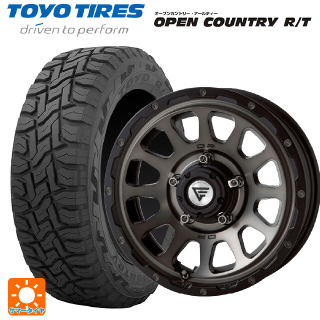 スズキ ジムニー(64系)用 215/70R16 100Q トーヨー オープンカントリー RT ブラックレター エクシズルライン デルタフォース オーバル # マットスモークポリッシュ 新品サマータイヤホイール 4本セット