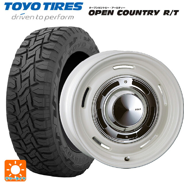 スズキ ジムニー(64系)用 215/70R16 100Q トーヨー オープンカントリー RT ブラックレター クリムソン ディーン クロスカントリー マーガレットホワイト 新品サマータイヤホイール 5本セット