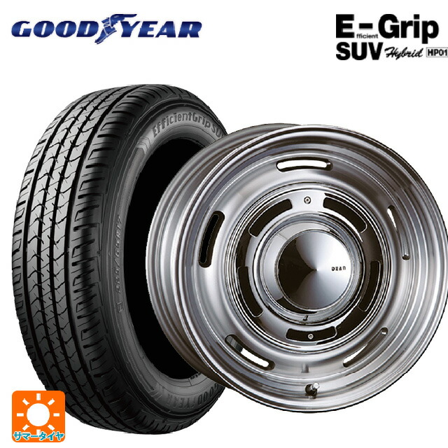 トヨタ ランドクルーザー300(300系)用 265/65R18 114V グッドイヤー エフィシェントグリップSUV HP01 クリムソン ディーン クロスカントリー バーニッシュグレー 新品サマータイヤホイール 4本セット