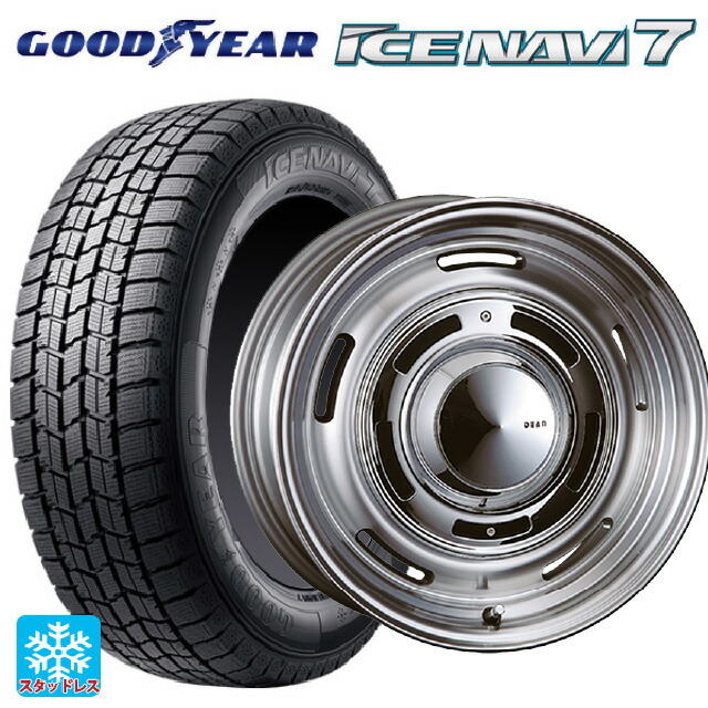2025年製 205/60R16 92Q グッドイヤー アイスナビ7(数量限定) # クリムソン ディーン クロスカントリー バーニッシュグレー 16-6.5J 国産車用 スタッドレスタイヤホイール4本セット