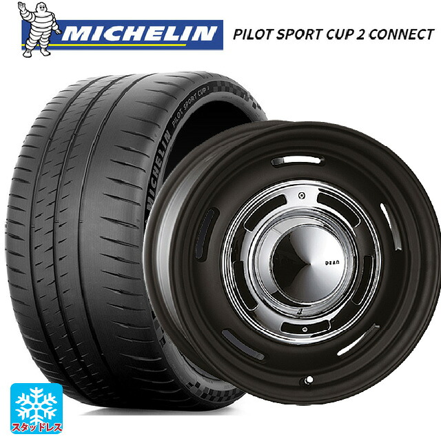 245/35R18 92Y XL ミシュラン 正規品 パイロットスポーツカップ2コネクト クリムソン ディーン クロスカントリー マットブラック 18-8J 国産車用 サマータイヤホイール4本セット｜タイヤホイール専門店コニシタイヤ