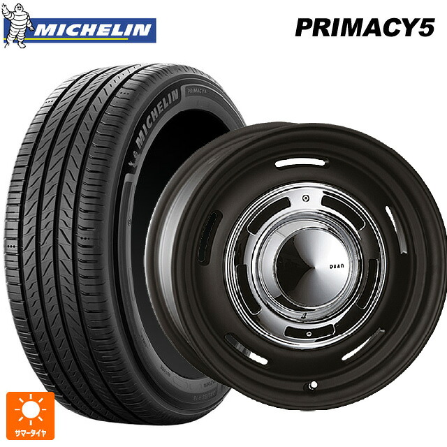 245/45R18 100W XL ミシュラン プライマシー5 正規品 クリムソン ディーン クロスカントリー マットブラック 18-8J 国産車用 サマータイヤホイール4本セット|タイヤホイール専門店コニシタイヤ