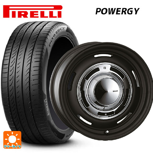 ホンダ ZR-V(RZ4)用 215/55R17 94V ピレリ パワジー 正規品 クリムソン ディーン クロスカントリー マットブラック 新品サマータイヤホイール 4本セット｜タイヤホイール専門店コニシタイヤ