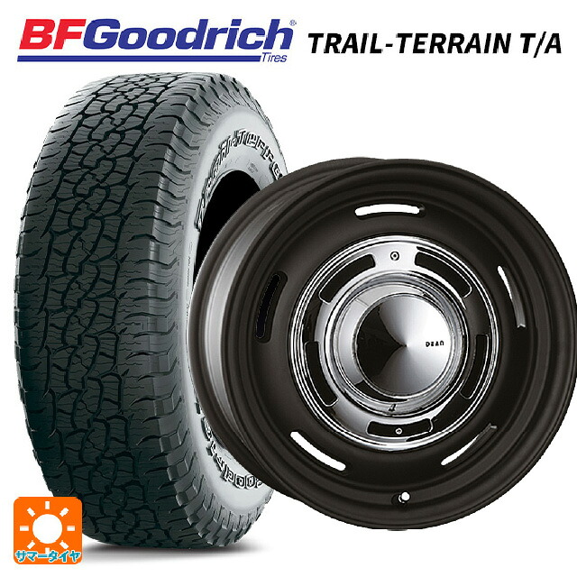 トヨタ ランドクルーザー300(300系)用 265/65R18 114T BFグッドリッチ トレイルテレーン T/A ホワイトレター 正規品 クリムソン ディーン クロスカントリー マットブラック 新品サマータイヤホイール 4本セット