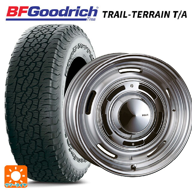 ジープ グラディエーター(JT系)用 245/75R17 112T BFグッドリッチ トレイルテレーン T/A ホワイトレター 正規品 クリムソン ディーン クロスカントリー バーニッシュグレー 新品サマータイヤホイール 5本セット|タイヤホイール専門店コニシタイヤ