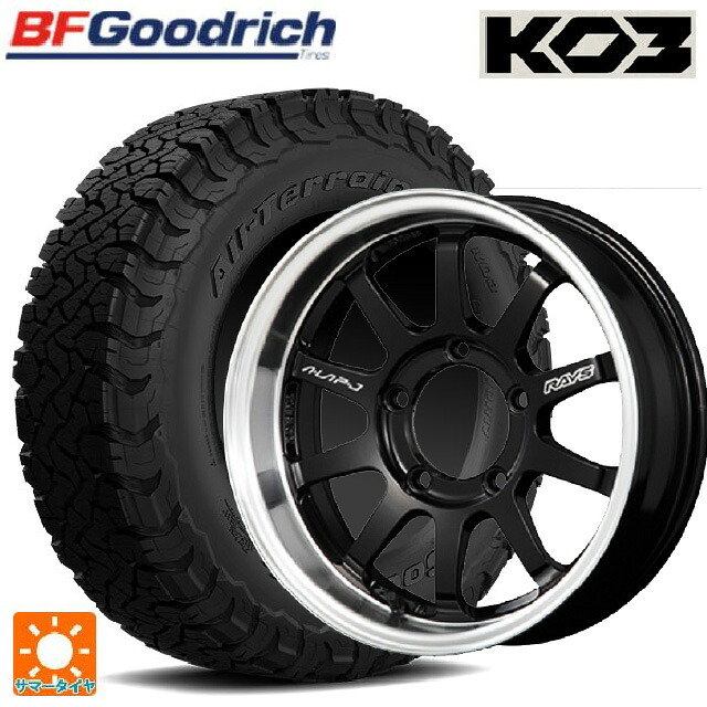 215/65R16 103/100S BFグッドリッチ オールテレーン TA KO3 ブラックレター 正規品 レイズ A LAP(エーラップ)J # BD 16-6J 国産車用 サマータイヤホイール4本セット