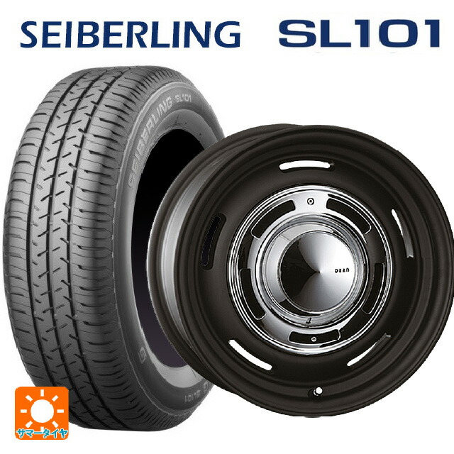 205/65R16 95S セイバーリング セイバーリング SL101(ブリヂストン工場生産) クリムソン ディーン クロスカントリー マットブラック 16-6.5J 国産車用 サマータイヤホイール4本セット|タイヤホイール専門店コニシタイヤ