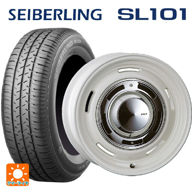 205/65R16 95S セイバーリング セイバーリング SL101(ブリヂストン工場生産) クリムソン ディーン クロスカントリー マーガレットホワイト 16-6.5J 国産車用 サマータイヤホイール4本セット|タイヤホイール専門店コニシタイヤ