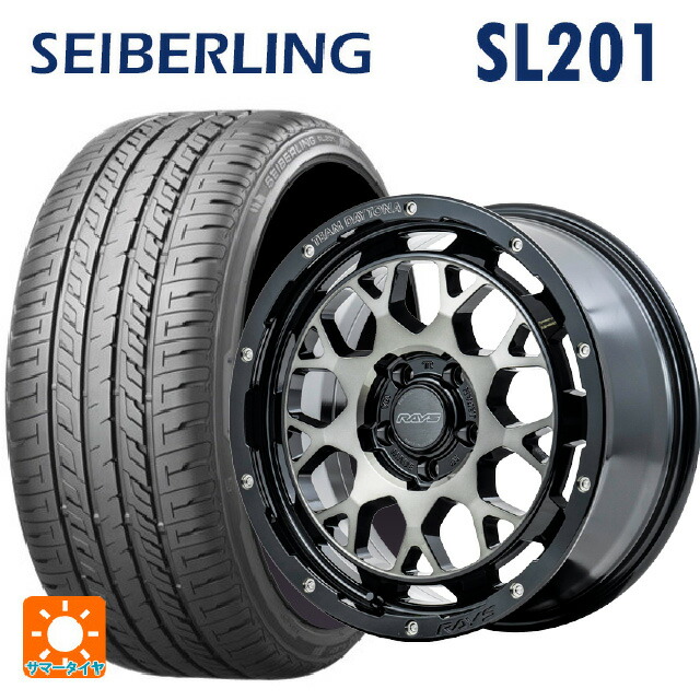 225/40R18 92W XL セイバーリング セイバーリング SL201(ブリヂストン工場生産） レイズ チームデイトナ M9+ # BEL 18-7.5J 国産車用 サマータイヤホイール4本セット｜タイヤホイール専門店コニシタイヤ