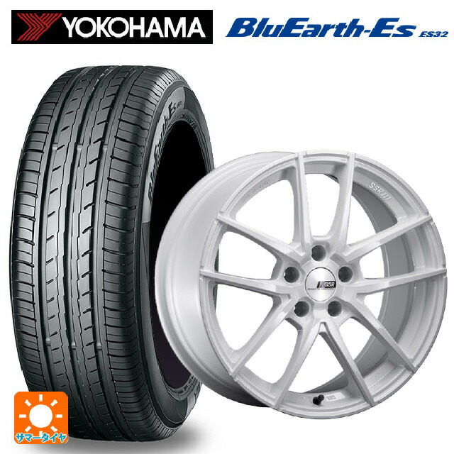 245/40R18 93W ヨコハマ ブルーアースEs ES32 # タナベ ライナー タイプ10 モノブロック ホワイト 18-8.5J 国産車用 サマータイヤホイール4本セット|タイヤホイール専門店コニシタイヤ