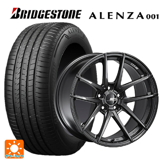 マツダ CX-80(KL5/KL3系)用 235/55R19 105W XL ブリヂストン アレンザ001 正規品 タナベ ライナー タイプ10 モノブロック ダークガンメタ 新品サマータイヤホイール 4本セット
